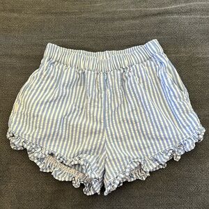 Crewcuts Blue Seersucker girls Shorts